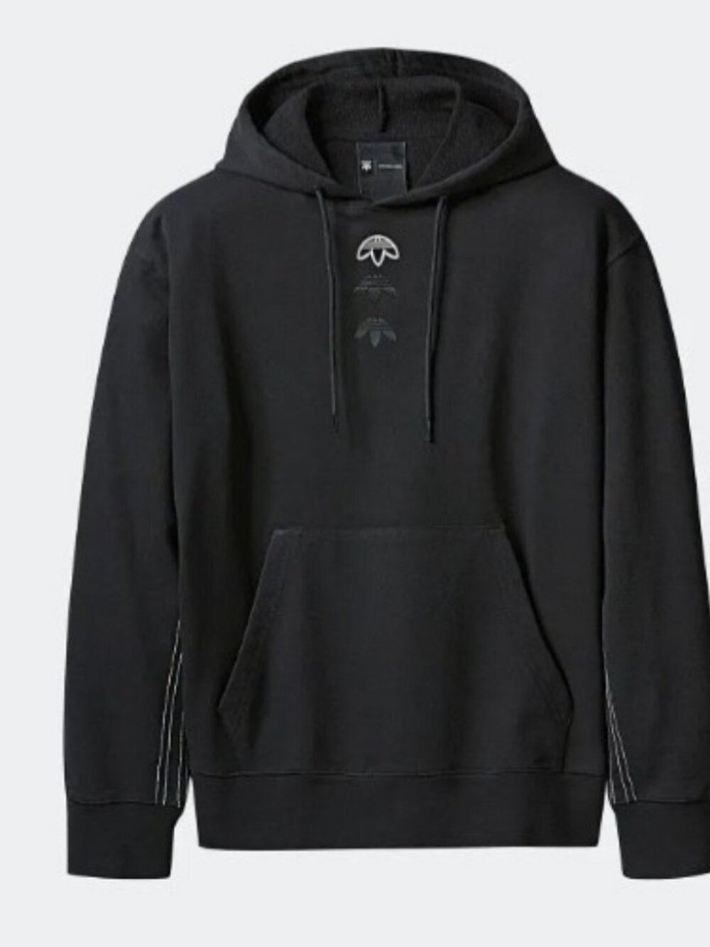 Adidas by Alexander Wang pullover hoodie black unisex size L